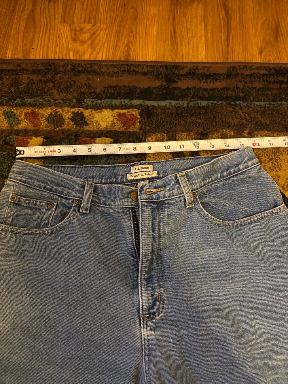 L.L.Bean Flannel Lined Denim Jeans